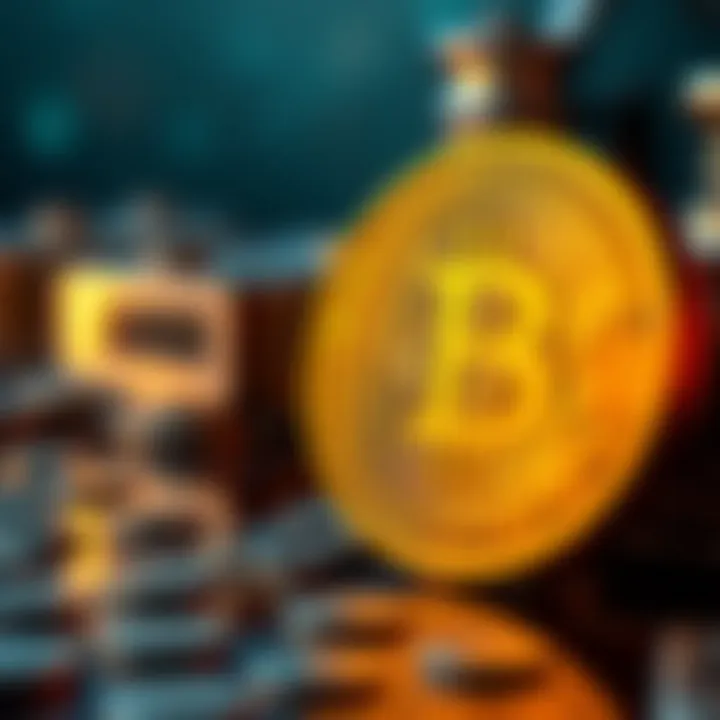 Bitcoin-Backed Loan Offer A graphic showing a bitcoin symbol next to a dollar sign, highlighting an attractive loan offer with 11.5% APR.