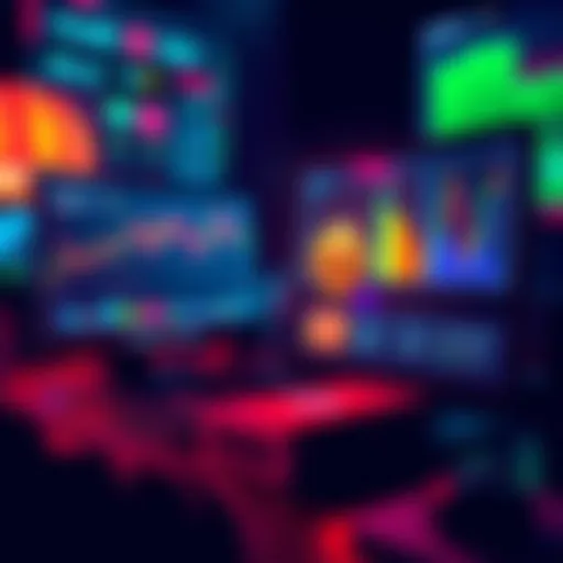 A person looking at Bitcoin charts and financial news on a computer, symbolizing the growing interest in Bitcoin among investors.