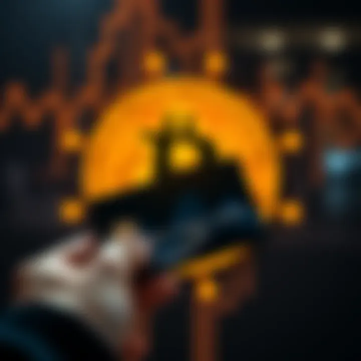 Bitcoin Card Purchase A person holding a credit card with a Bitcoin logo in the background, symbolizing anonymous purchases.