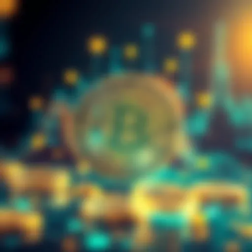 An illustration showing a digital representation of Bitcoin Cash with symbols of smart contracts, highlighting new features and enhancements.