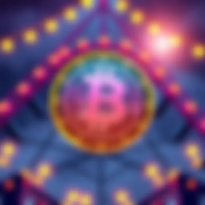 A vibrant illustration of the Bitcoin Coaster logo with bright colors, symbolizing the excitement of the new meme coin launch.