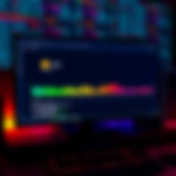 A computer screen displaying the Bitcoin Core node setup process, showing a long progress bar with data transfer information.