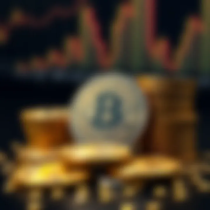 Several Bitcoin coins stacked together, symbolizing the concept of cost over value in cryptocurrency.
