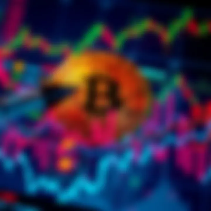 Various factors affecting the Bitcoin cycle with graphs and charts in the background