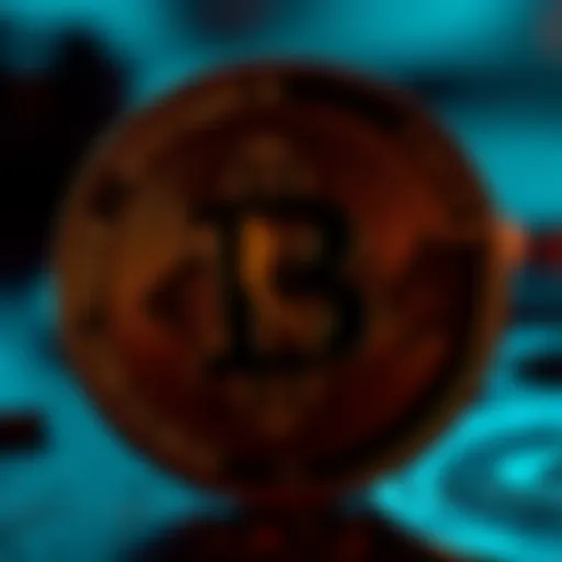 A graphic showing the Bitcoin symbol on one side and a 'debt-free' sign on the other, representing financial freedom.