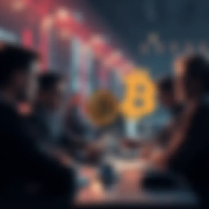Group of Bitcoin developers having a serious discussion about potential quantum threats to cryptocurrency
