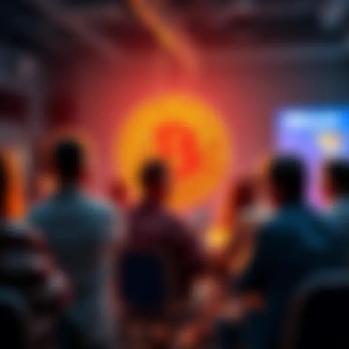 People engaging in a discussion about Bitcoin, sharing insights and questions in a forum setting.