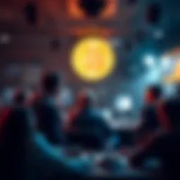 Participants engaging in a discussion about Bitcoin in a forum setting.