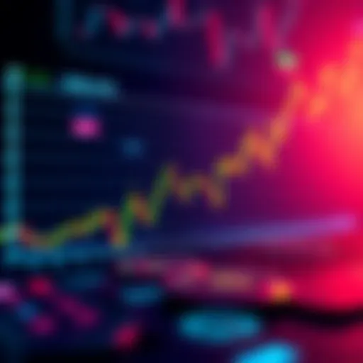 A graph showing a downward trend in Bitcoin price amid market liquidation