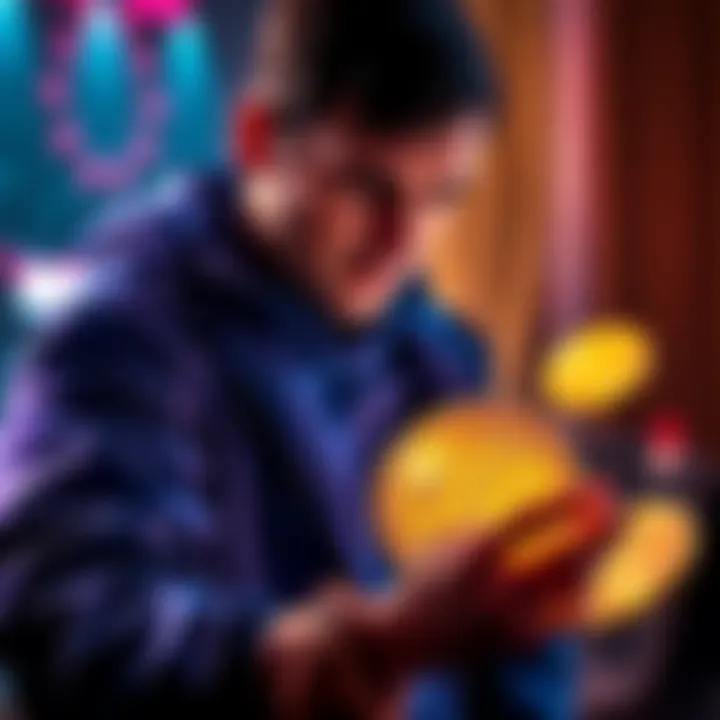 Bitcoin Mention in Eddington A scene from the film Eddington showing a character interacting with Bitcoin symbols