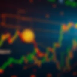 A chart showing a significant drop in Bitcoin ETF holdings, indicating market changes and institutional strategies. A visual representation of financial trading activity and trends.