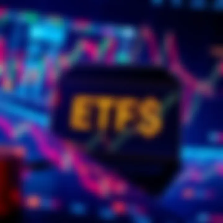 Five Bitcoin spot ETFs displayed with financial charts and graphs