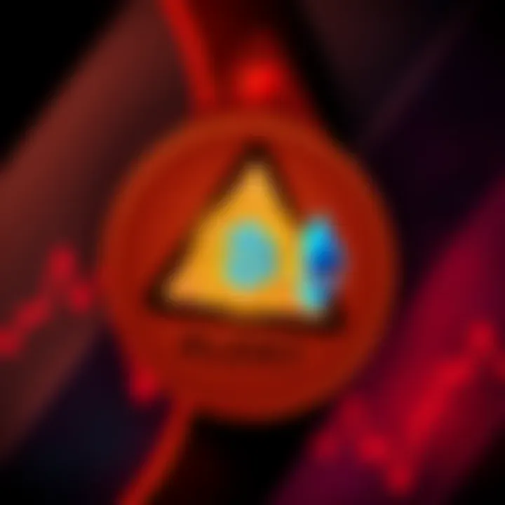 A graphic showing a warning sign with Bitcoin and Ethereum symbols, highlighting investment caution.