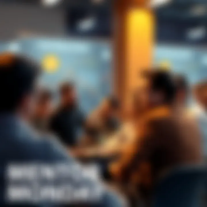People engaged in a discussion about Bitcoin with questions and answers