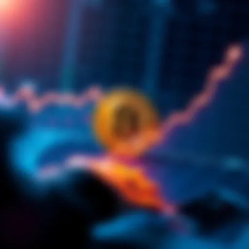 Graph showing Bitcoin price predictions with an upward trend and a milestone of $100K highlighted