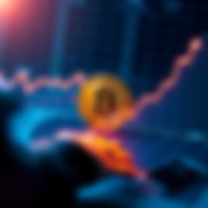 Graph showing Bitcoin price predictions with an upward trend and a milestone of $100K highlighted