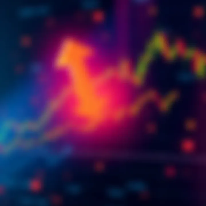 Graph showing possible price trends for Bitcoin leading up to its fifth halving in 2026, with upward arrows and market charts.