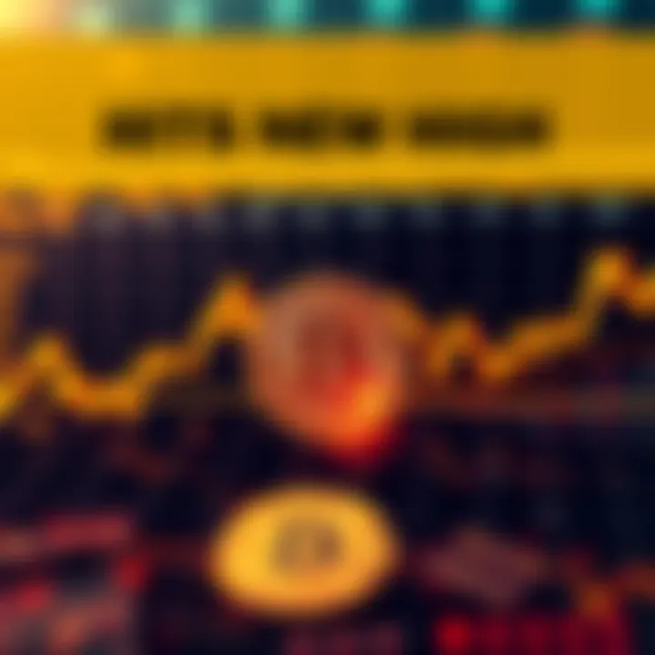 A cryptocurrency chart showing Bitcoin rising past $90,000 with a digital coin graphic in the foreground