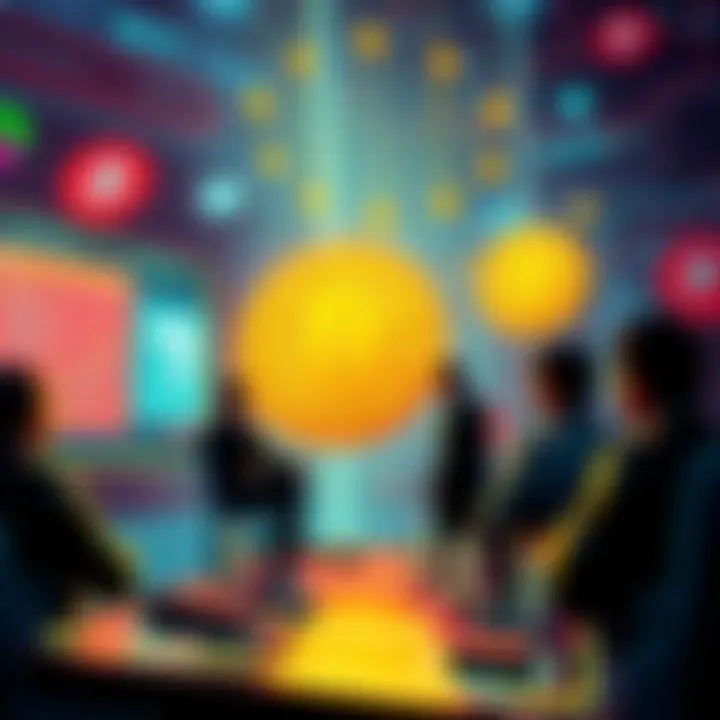 Bitcoin Improvement Proposals Discussion People discussing Bitcoin improvement proposals on a digital platform.