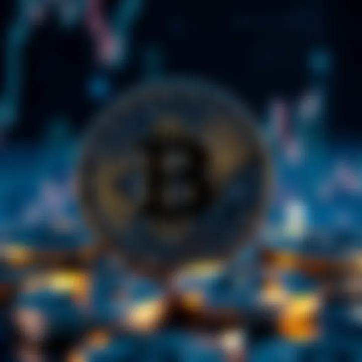 A visual representation of Bitcoin coins with the word Satoshi, highlighting Bitcoin as a scarce digital asset in a modern financial environment.