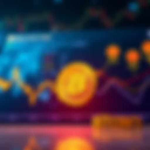 Bitcoin Investment Strategies A chart showing Bitcoin price trends with symbols for systematic investment plans and lump sum purchases.