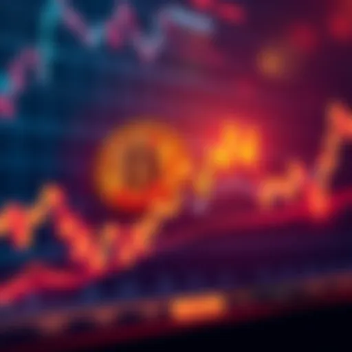 Chart showing Bitcoin price fluctuations with a focus on potential growth points after drops