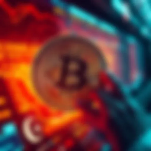 A visual of Bitcoin being transferred away from cryptocurrency exchanges, showing concern among traders.