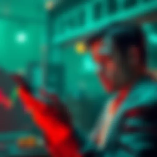 Bitcoin losses impact finances A worried individual looking at a declining Bitcoin chart on a smartphone, representing financial stress due to cryptocurrency investments.