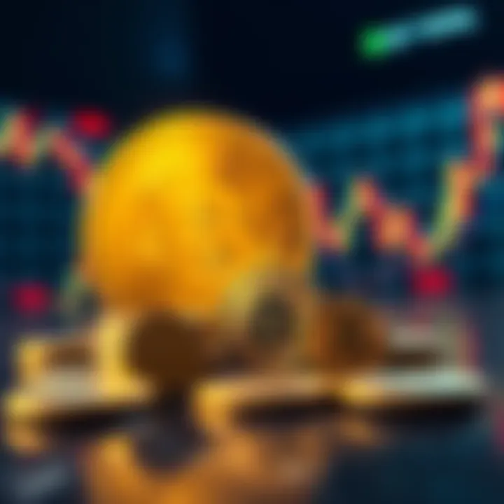 A visual showing a large Bitcoin symbol overshadowing smaller coins, representing the dominance of large investors in the market.