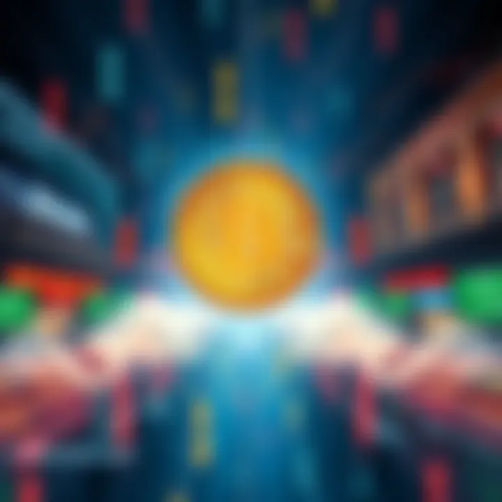 A divided Bitcoin market showing small retail investors and large institutions like banks vying for Bitcoin