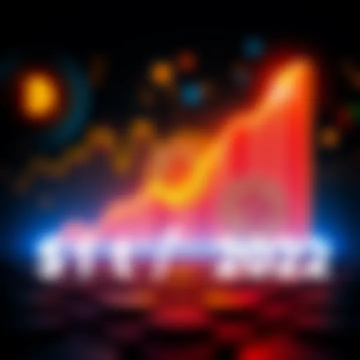 A graphic showing an upward trend for Bitcoin's market cap, highlighting the predicted $1 trillion milestone by 2062 with symbols of cryptocurrency in the background.