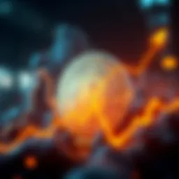 Graphic showing Bitcoin symbol with upward trend graph indicating a potential rally in the cryptocurrency market