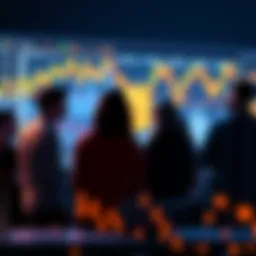 People discussing market trends and the recent $60k dip, with charts and graphs in the background