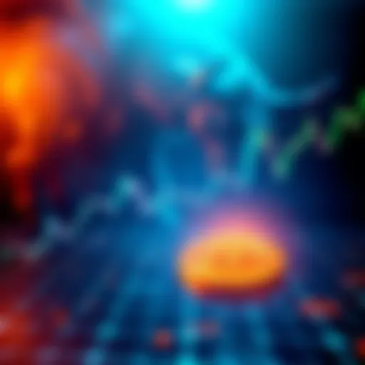Graph showing Bitcoin price fluctuations with a bull symbol in the background, representing the potential for a new bull market.