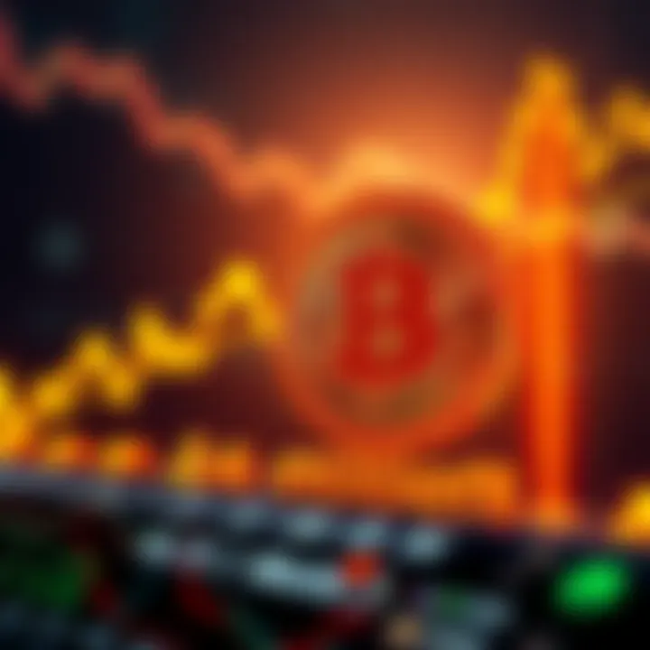 A graph showing Bitcoin's price trend with a milestone marker at one million dollars.