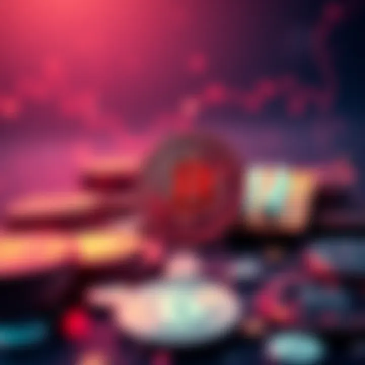 A visual representation of Bitcoin mixing services with digital coins and privacy symbols, illustrating enhanced privacy for crypto users.