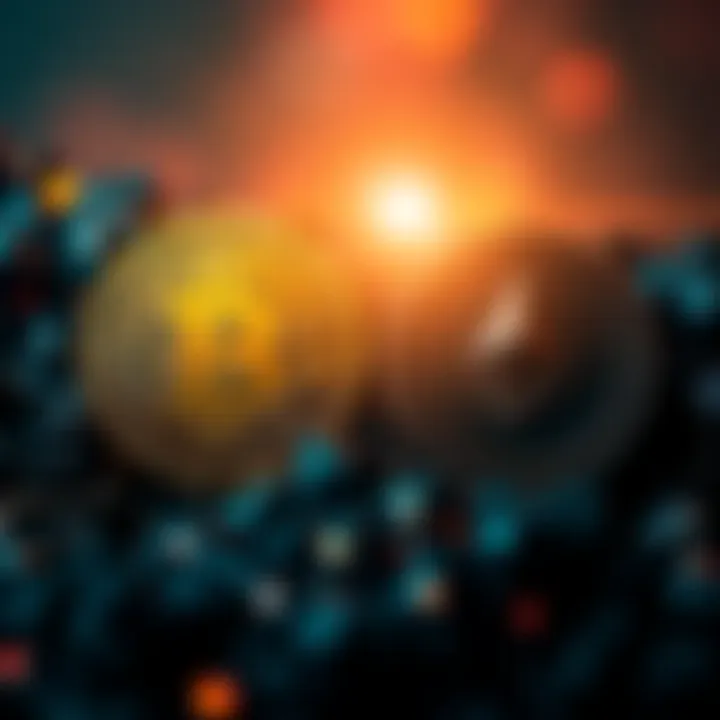 A visual comparison of Bitcoin and Monero with a focus on privacy features in cryptocurrency