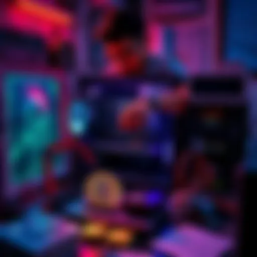 A person in Singapore assembling a computer to run a Bitcoin node, surrounded by hardware components and guides