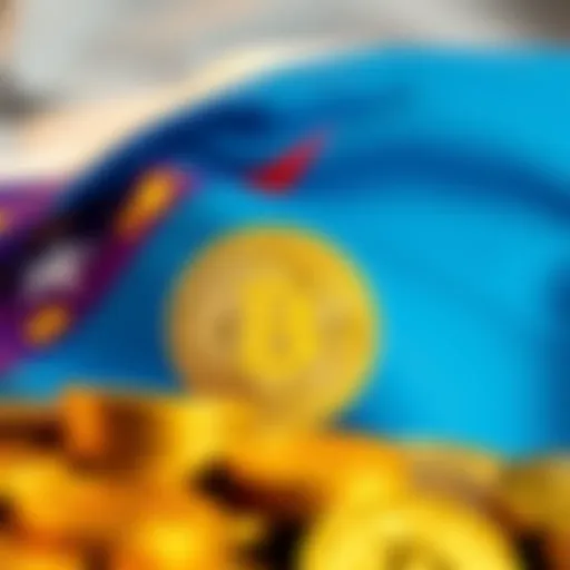 Bitcoin in North Carolina Treasury Illustration of Bitcoin coins with the North Carolina state flag in the background, symbolizing the state's investment in cryptocurrency.