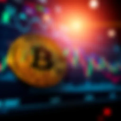A graphical representation showing Bitcoin price trends with indicators for analysis during a potential bottom call.