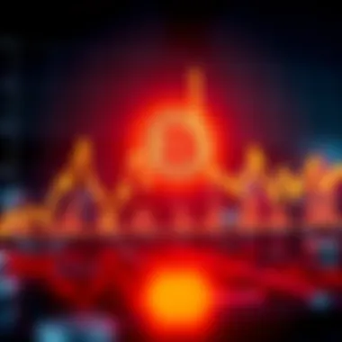 A line chart showing Bitcoin's price fluctuations, indicating a potential drop below $60,000.