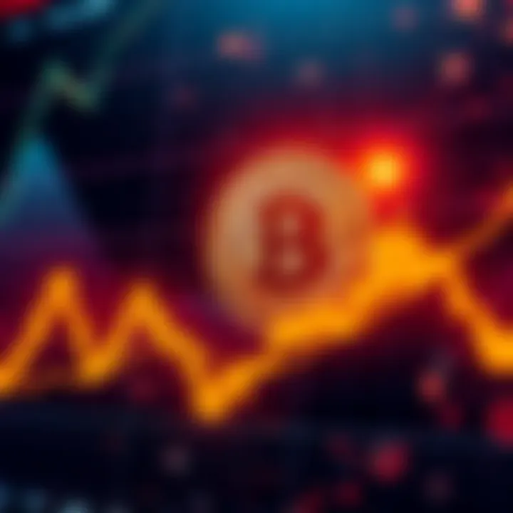 A chart showing Bitcoin's price movements with an upward trend towards $5,000.