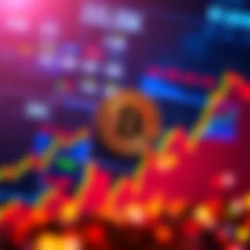 A detailed chart showing Bitcoin price fluctuations with a focus on a potential drop to $35,658, highlighting trends and Fibonacci levels