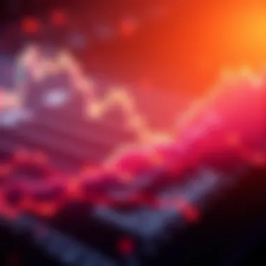 A line graph showing Bitcoin's price fluctuations with an upward trend, symbolizing growth potential.