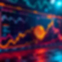 A line chart showing Bitcoin price trends for 2026 with upward movement and market indicators