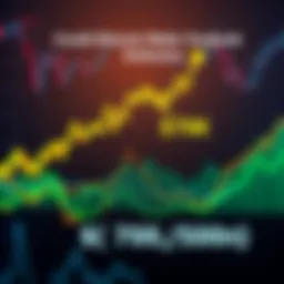 Bitcoin price chart trending upwards A visual representation of a Bitcoin price chart showing an upward trend, with a $70,000 target highlighted