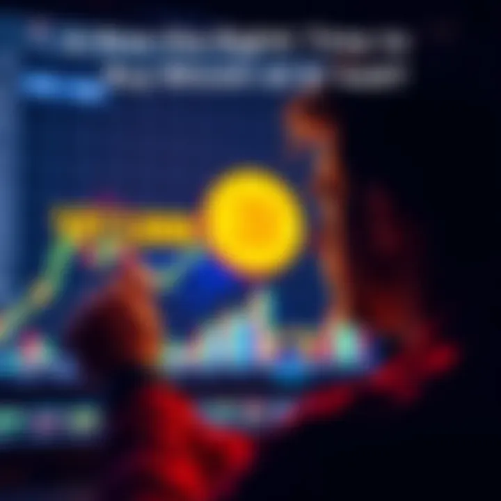 A person looking at a digital graph showing Bitcoin's price at €101,000, contemplating whether to buy or wait.