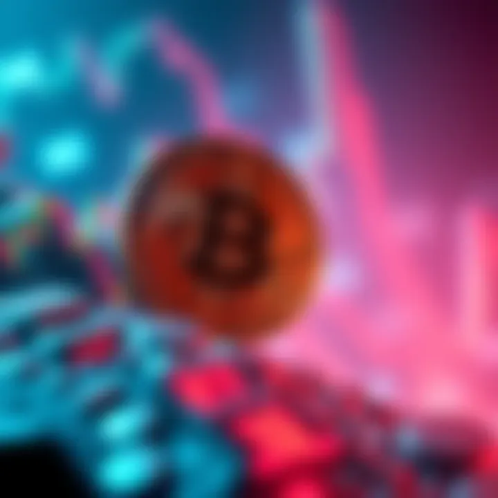 Graph showing Bitcoin dropping to $74,000 amidst concerns about AI in tech