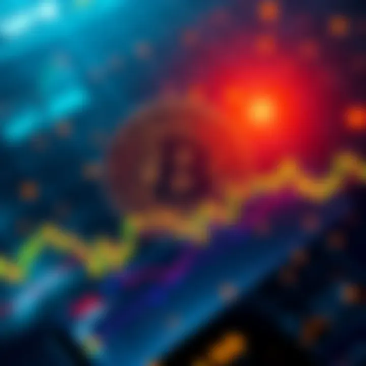 Graphic showing Bitcoin falling to $107K with a chart indicating potential future gains