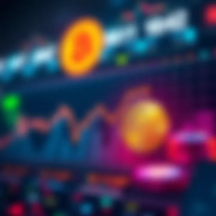 A graphic illustrating the effect of bitcoin removal from exchanges on derivative trading, showing a downward trend in price alongside symbols of leverage trading.